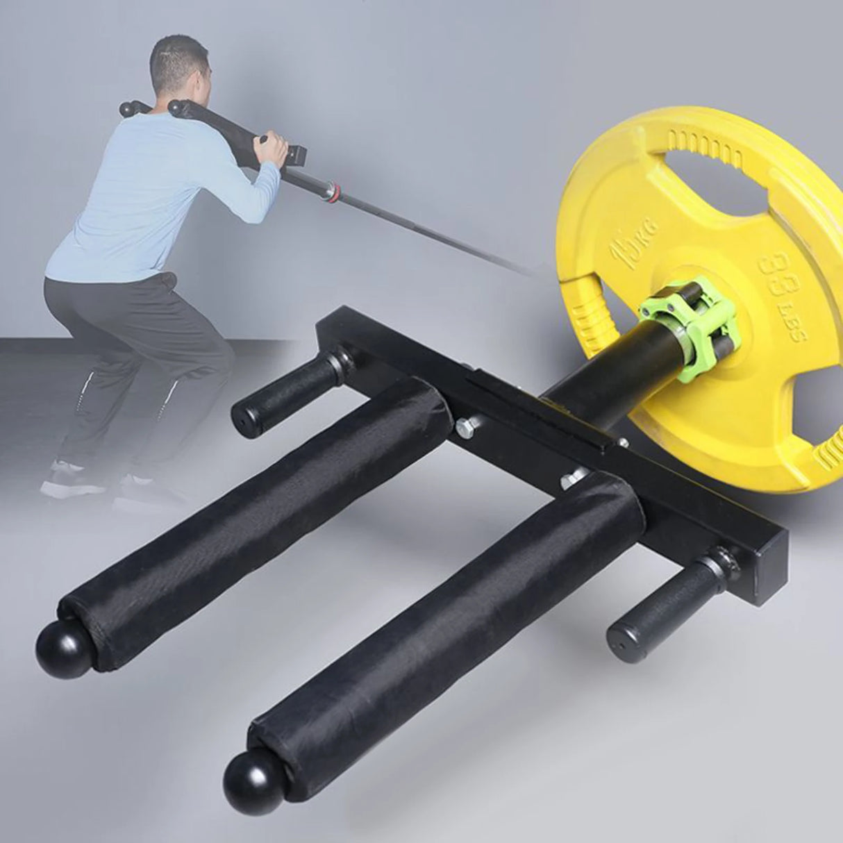 Bar Row Attachment Handle Ergonomic Fitness