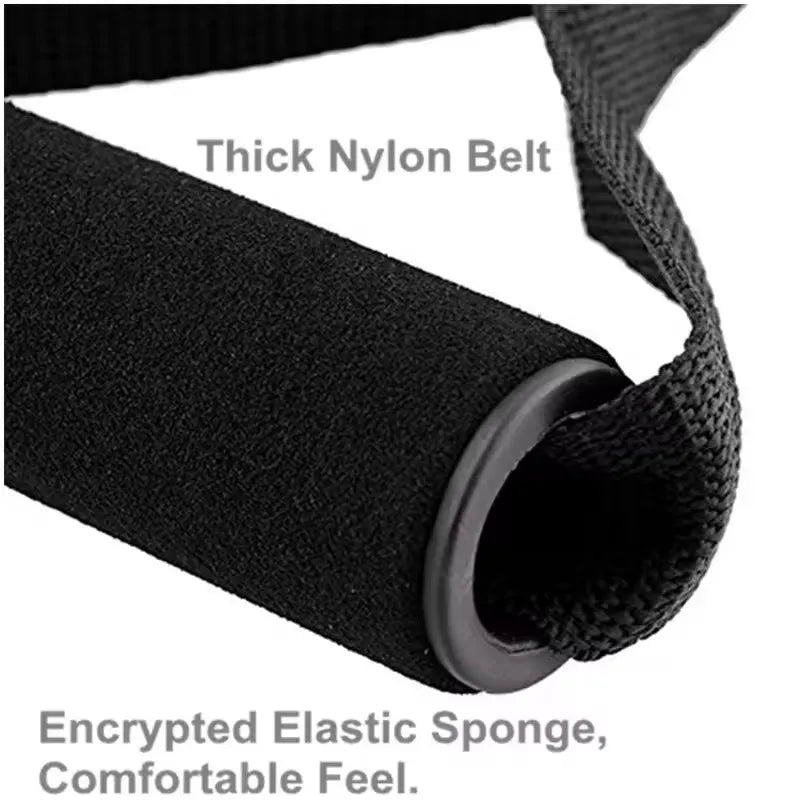 Gym Resistance Bands Accessories Handles Anti-slip Grip Strong