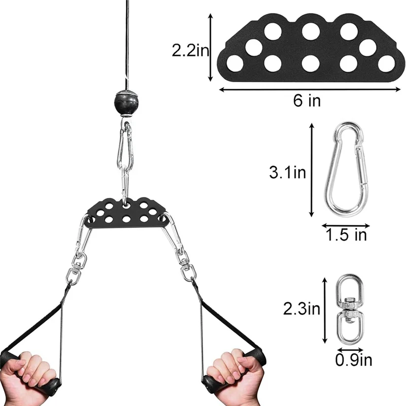 RTSHE-LAT Pulldown Attachments Pull Down Bar Multi-GripFitness
