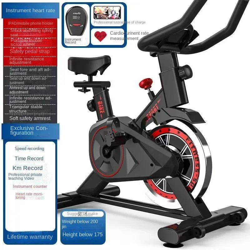 OVOZI Spin Bike Home Fitness Equipment Gym Dedicated Indoor Exercise Weight Loss Silent