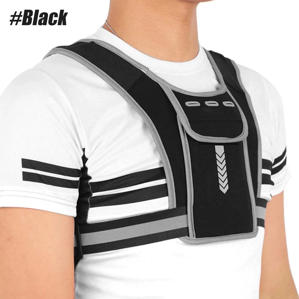 Reflective Running Vest for Men Women