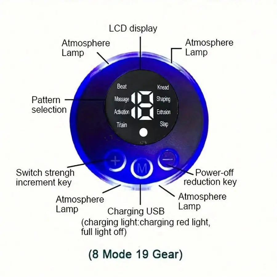 Portable Muscle Trainer, Intelligent Wireless Fitness