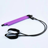 Pilates Bar Kit with Resistance Bands Stackable Band Workout Equipment