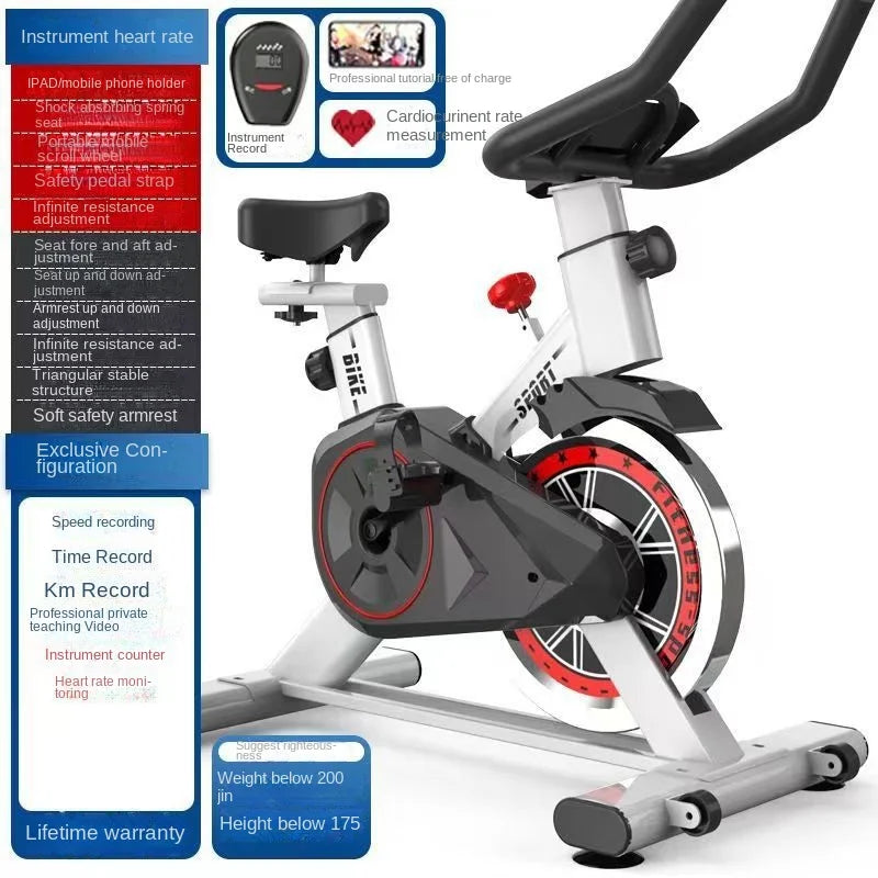OVOZI Spin Bike Home Fitness Equipment Gym Dedicated Indoor Exercise Weight Loss Silent