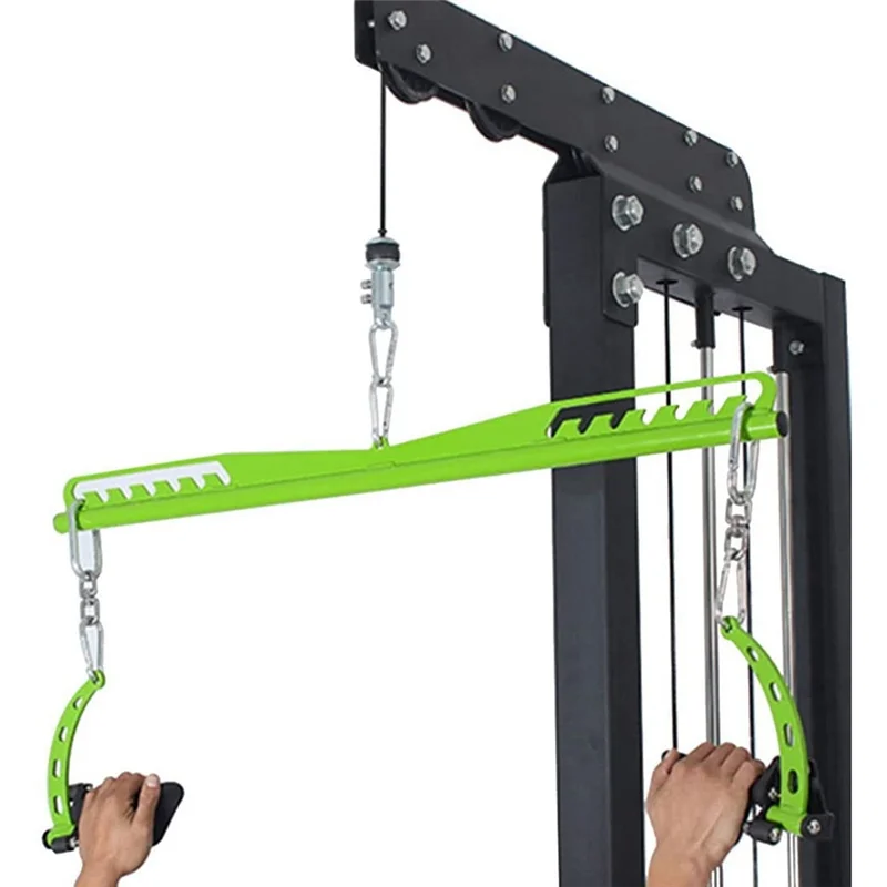 Home Gym Fitness Spreader Bar Multi-Grip Wide Lat Pull Down BarLat Pulldown Attachments