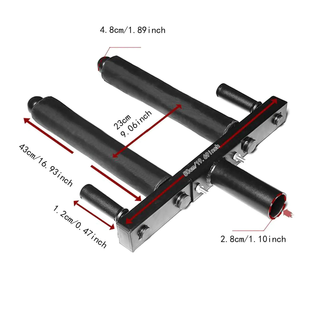 Bar Row Attachment Handle Ergonomic Fitness