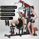 Home Indoor Comprehensive Gym Trainer Fitness Equipment With Strength Exercise Metal Material