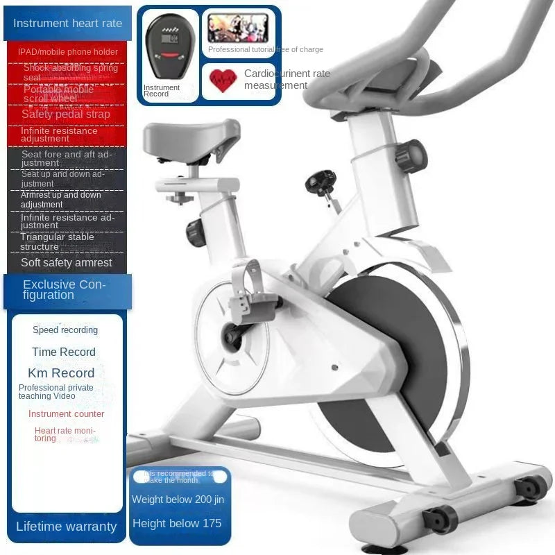OVOZI Spin Bike Home Fitness Equipment Gym Dedicated Indoor Exercise Weight Loss Silent